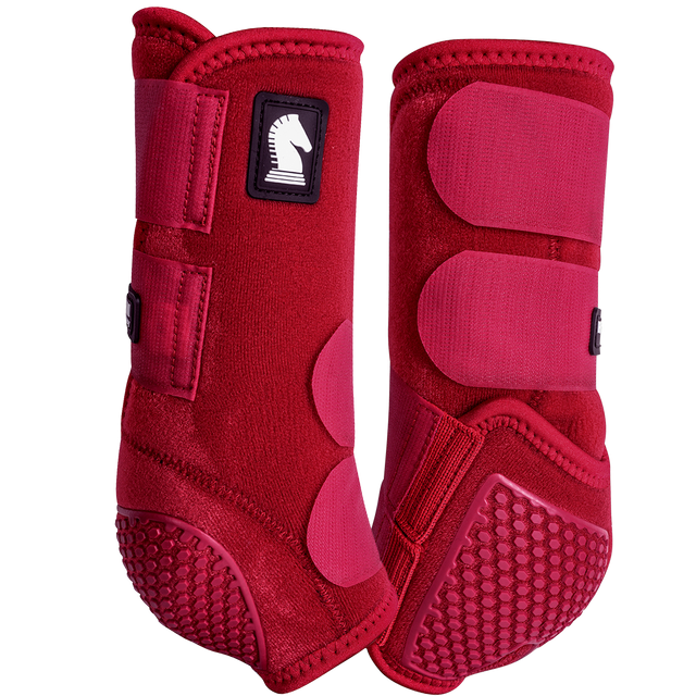 Classic Equine Flexion by Legacy2 Support Boots - Crimson