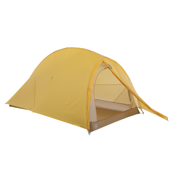 Big Agnes Fly Creek Hv Ul2 Bikepack Solution Dye Tent - Yellow/greige Yellow/greige