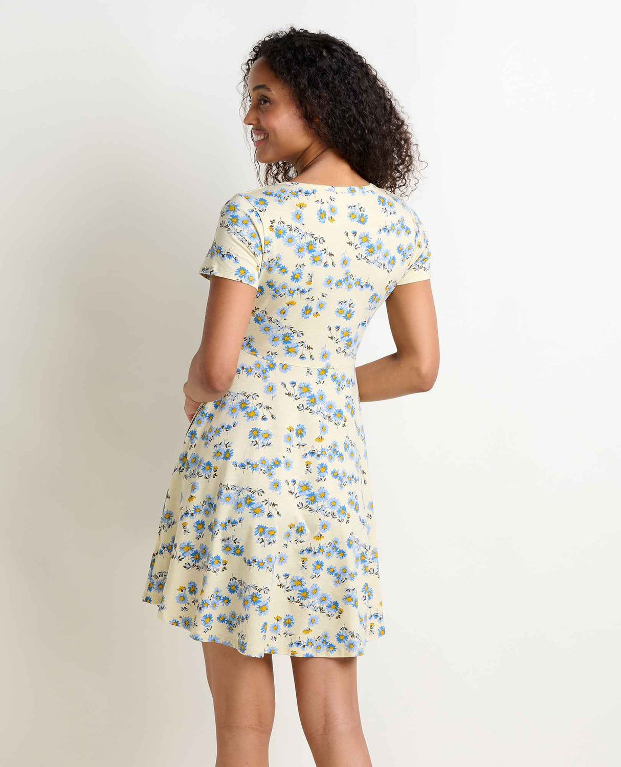Toad & Co Freesia Wrap Dress - Barley Daisy Print