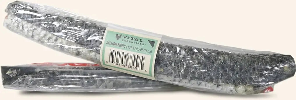 Vital Essentials Freeze Dried Raw Bar Salmon Skins - 1ct.