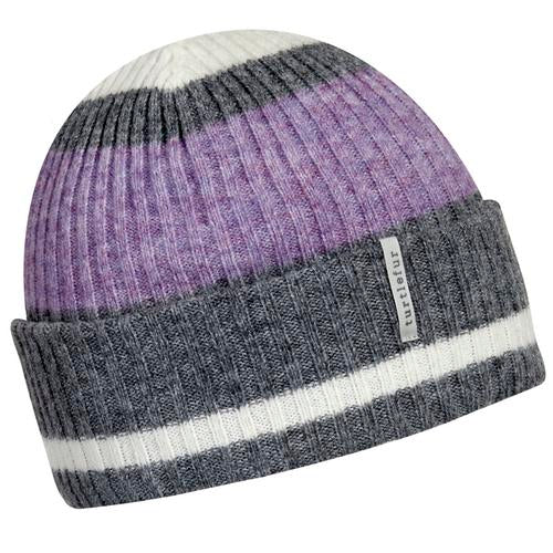 Turtle Fur Recycled Kye Knit Cuff Beanie - Lilac Lilac