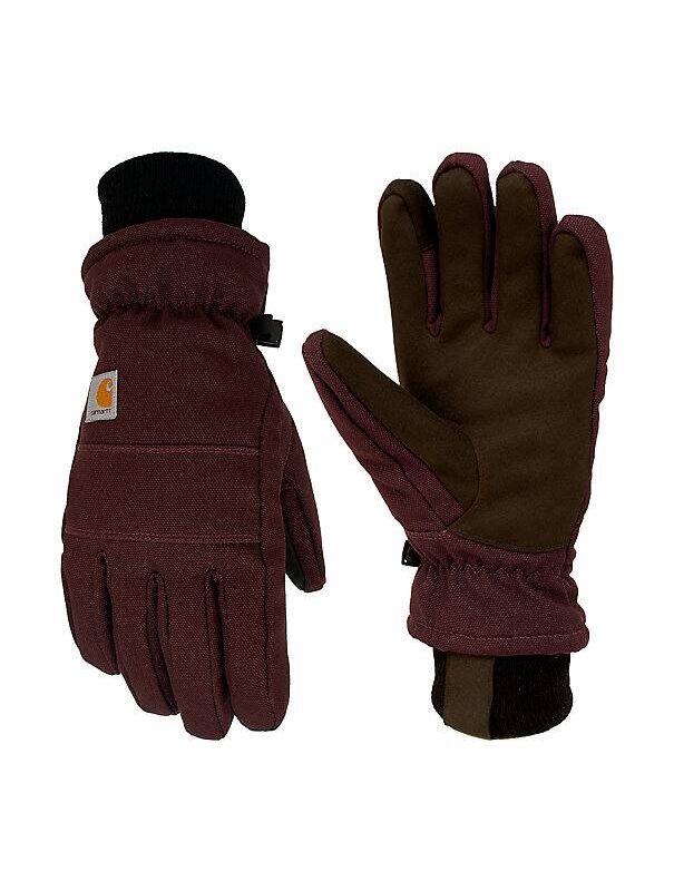 Carhartt Insulated Duck/Synthetic Leather Knit Cuff Glove