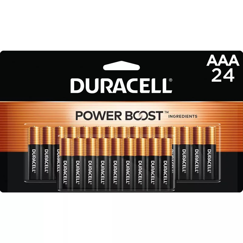 Duracell Coppertop AAA Batteries (Alkaline Battery) - 24 Pack 24pk