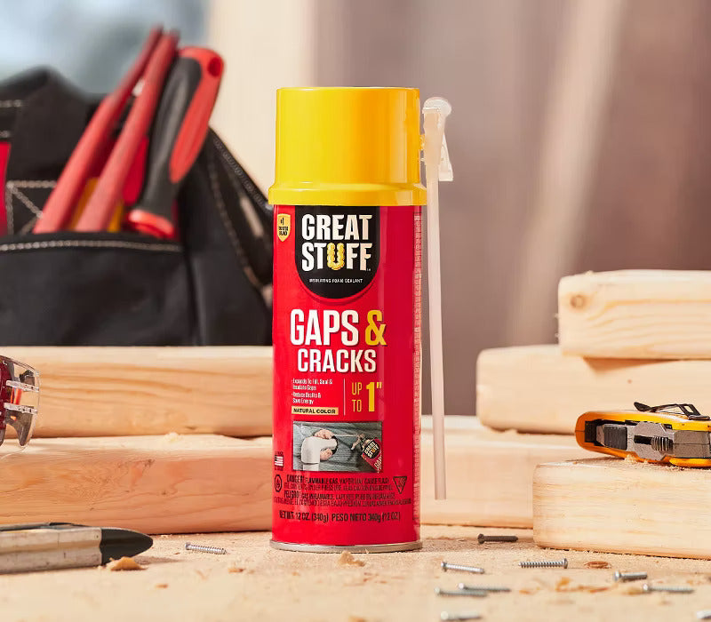 Great Stuff Gaps and Cracks Insulating Foam Sealant with Original Dispenser - 12oz