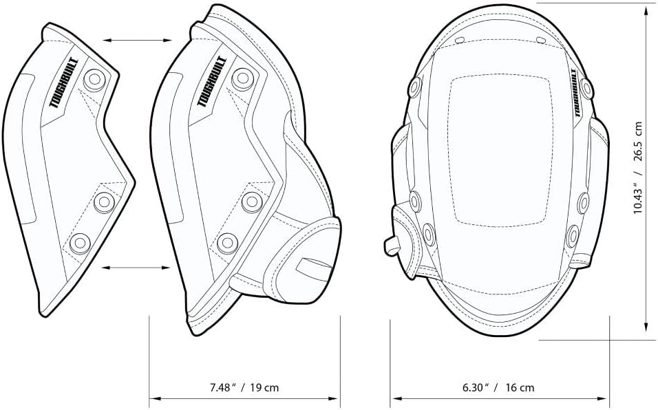 ToughBuilt GelFit Rocker Knee Pads