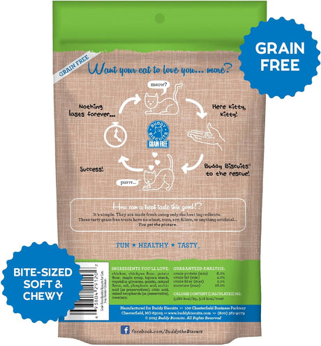 Grain Free Buddy Biscuits for Cats (Tender Chicken) - 3oz