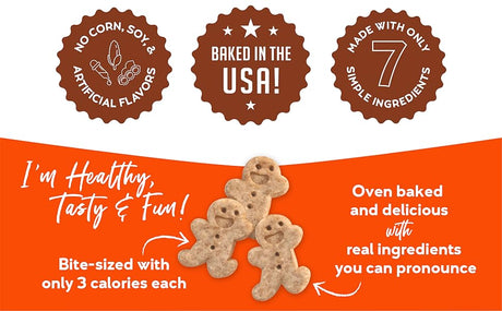 Buddy Biscuit Grain Free Oven Baked Dog Treats (Peanut Butter) - 14oz