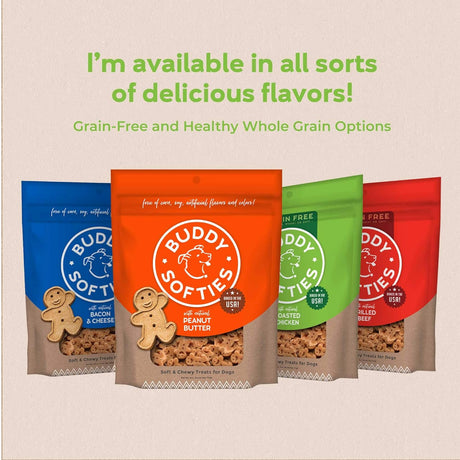 Buddy Biscuit Grain Free Soft & Chewy Treats (Roasted Chicken) - 5oz