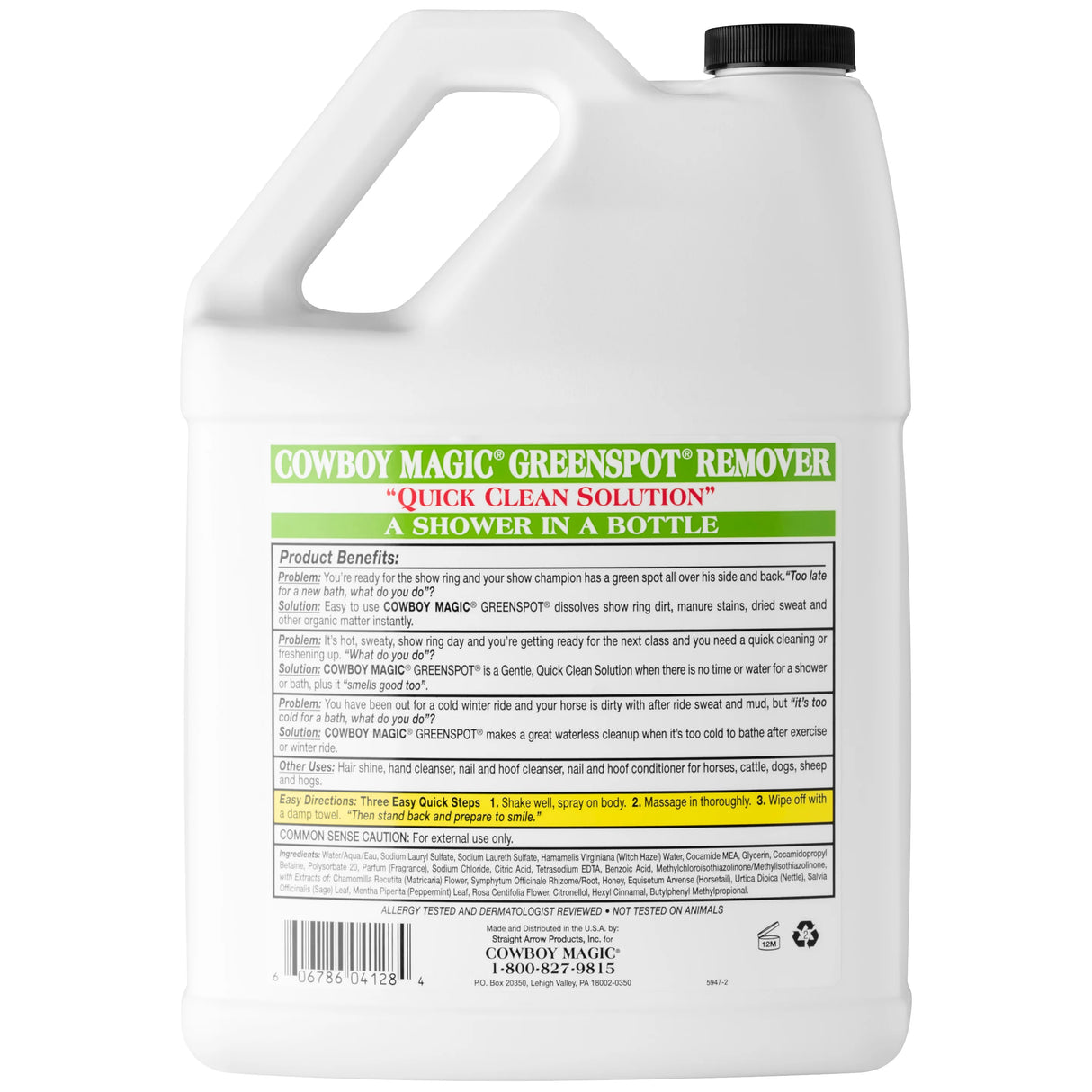 Cowboy Magic Greenspot Remover - 3.4oz / 16oz. / 32oz. / 1 Gallon