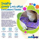 SodaPup Groovy Love Lick Mat - Purple - Small