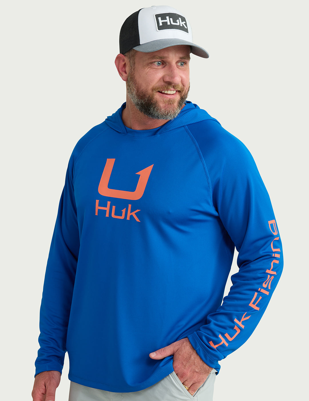 Huk Icon Performance Hoodie Ocean blue