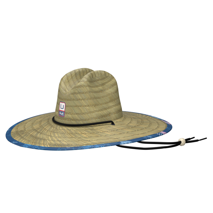 Huk Straw Hat Fish And Flags — JAXOutdoorGearFarmandRanch