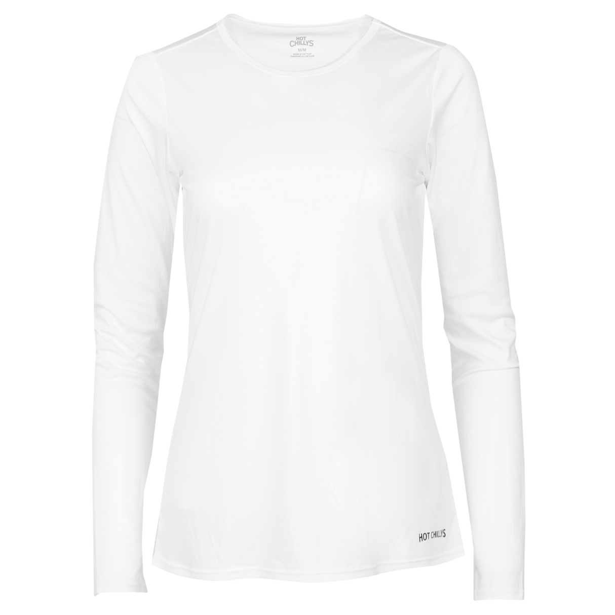 Hot Chillys Women's Peach Skins Crewneck - White White