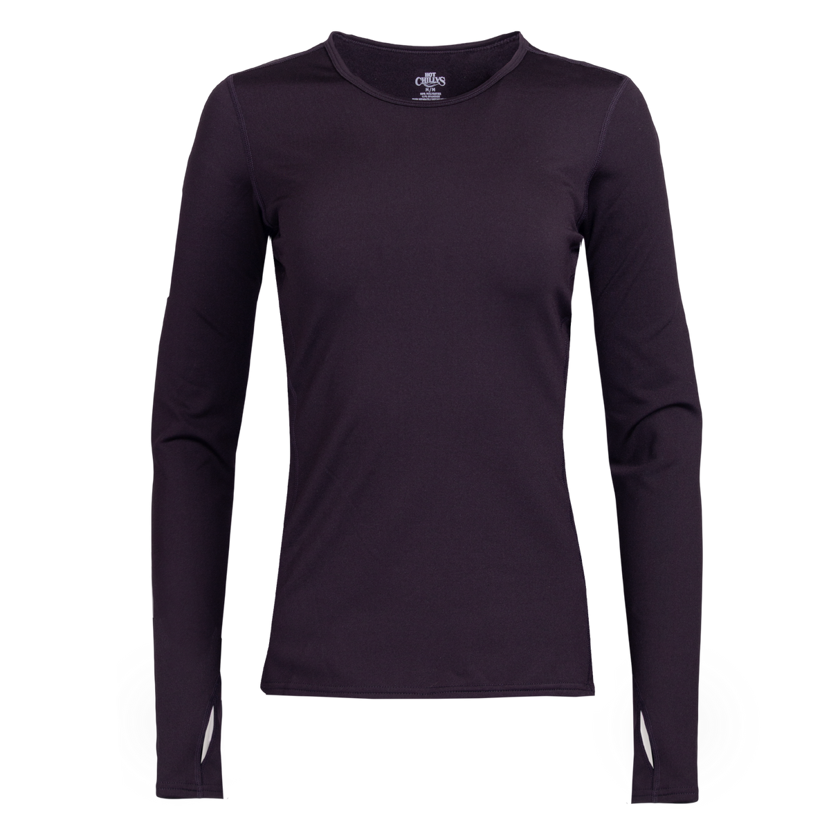 Hot Chillys Women's Micro-Elite Chamois Crewneck - Black Black