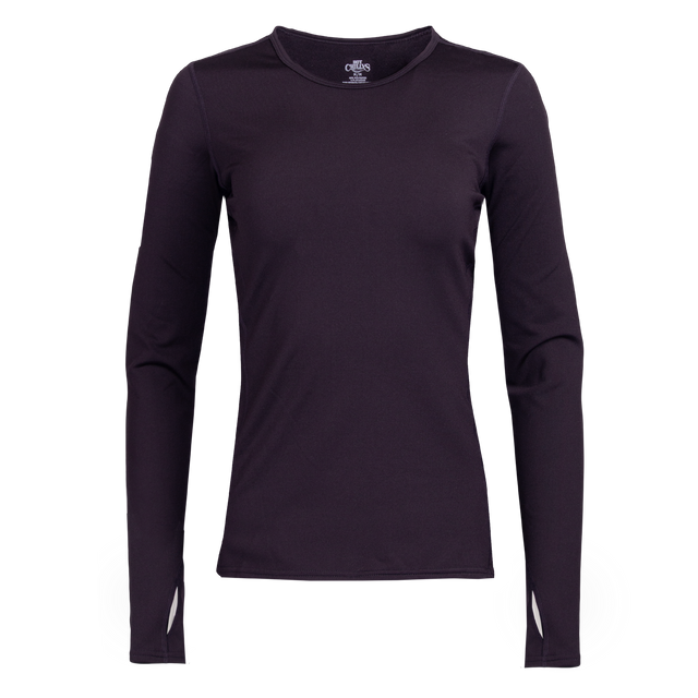 Hot Chillys Women's Micro-Elite Chamois Crewneck - Black Black