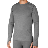 Hot Chillys Men's Micro-Elite Chamois Crewneck - Granite Granite