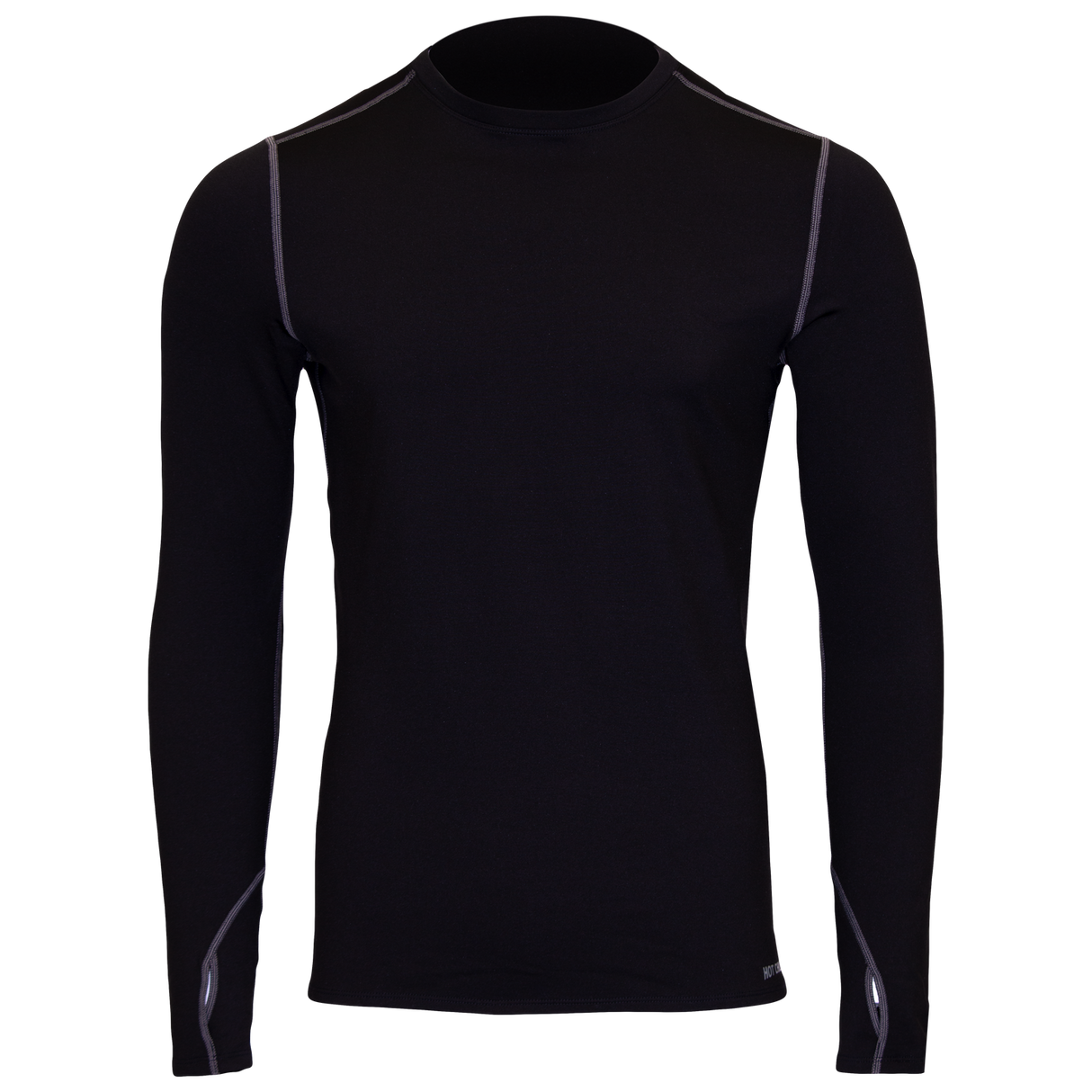 Hot Chillys Men's Micro-Elite Chamois Crewneck - Black Black