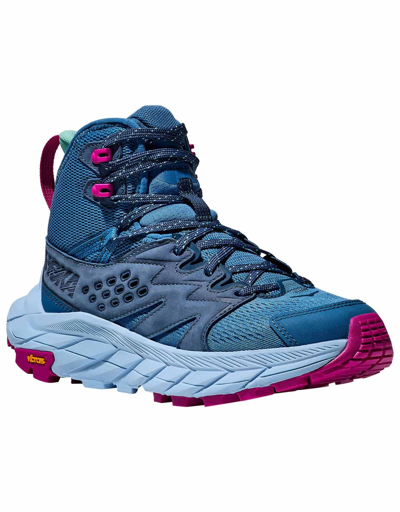 Hoka Women's Anacapa Breeze Mid Boot - Foggy Night/glacier Blue