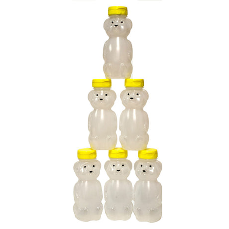 Harvest Lane Honey 8oz. Honey Bears Squeeze Bottles - 6 pk / 6 PACK