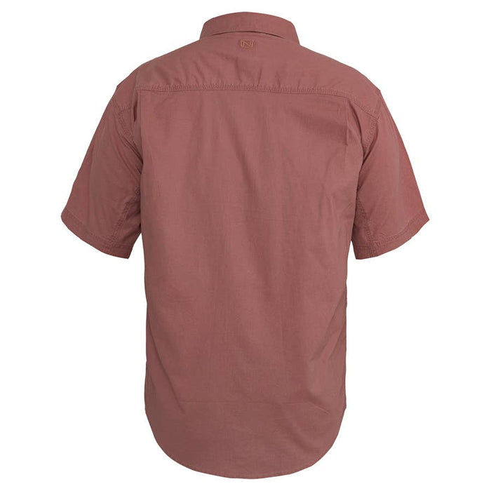 Noble Outfitters Men's Short Sleeve Weathered Work Shirt Clay / REG