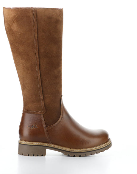 Bos & Co Women's Hudson Round Toe Boot - Cognac/Redwood Cognac/Redwood