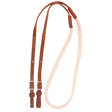 Martin Saddlery Hand Braided 3-Strand Barrel Rein Buckle Ends