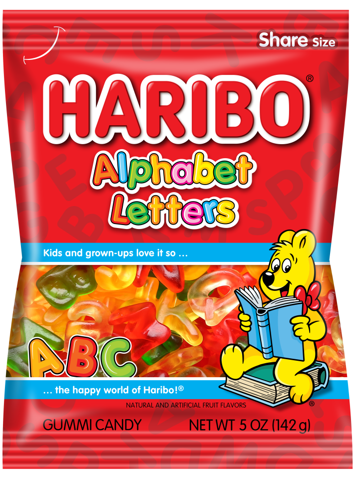 Haribo Alphabet Letters Gummies