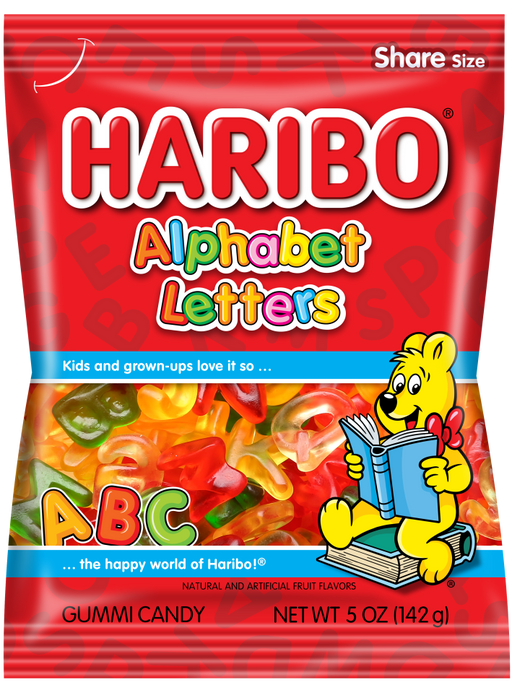 Haribo Alphabet Letters Gummies