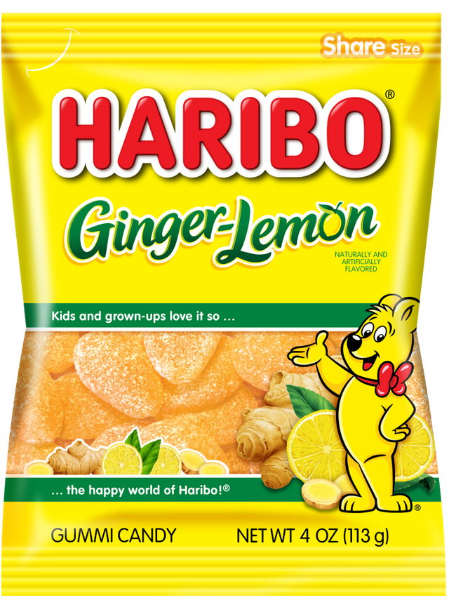 Haribo Ginger Lemon Gummies