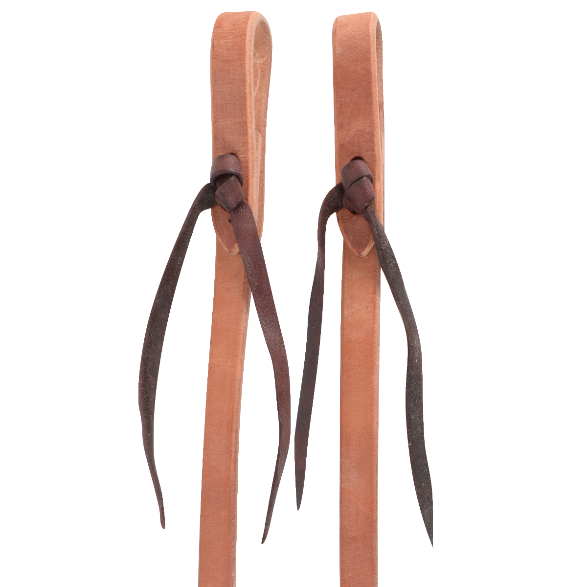 Martin Saddlery Harness Split Reins Tied Ends - Natural