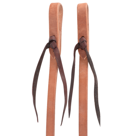 Martin Saddlery Harness Split Reins Tied Ends - Natural