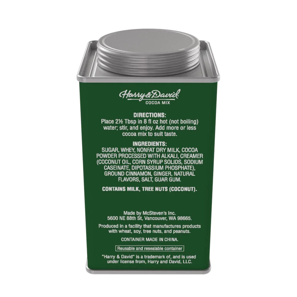 McSteven's Harry & David Holiday Gingerbread Chocolate Truffle Cocoa