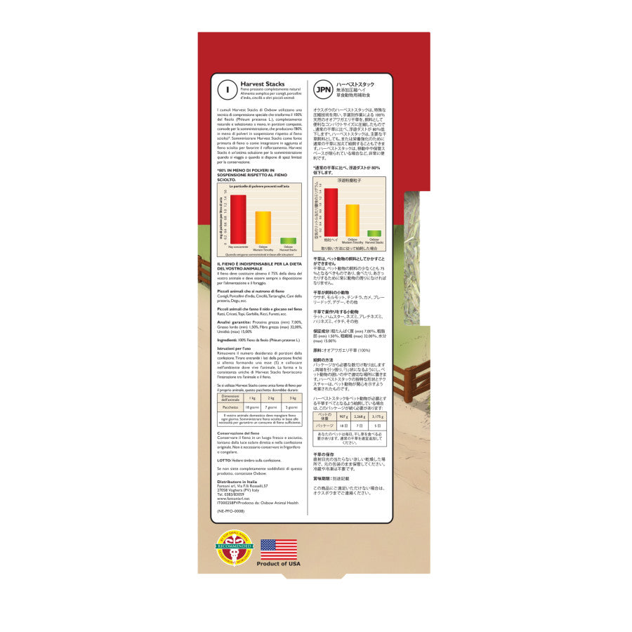 Oxbow Animal Health Harvest Stacks Western Timothy Hay - 35oz.