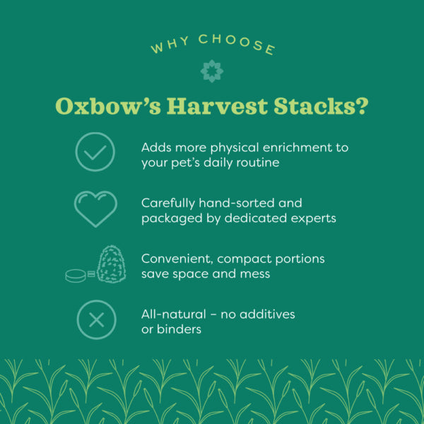 Oxbow Animal Health Harvest Stacks Western Timothy Hay - 35oz.