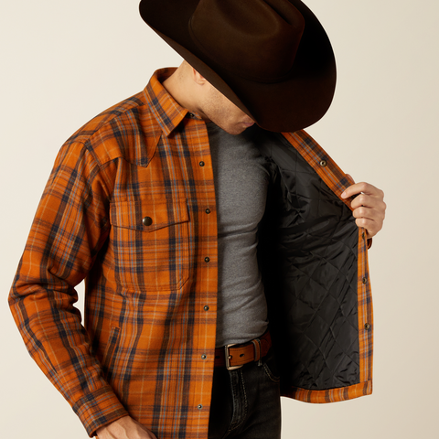 Ariat Harvey Retro Shirt Jacket - Roasted Pecan