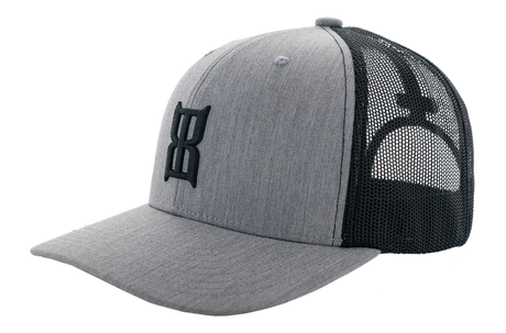 BEX Steel Snapback Trucker Cap Heather Gray / Black