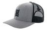 BEX Steel Snapback Trucker Cap Heather Gray / Black