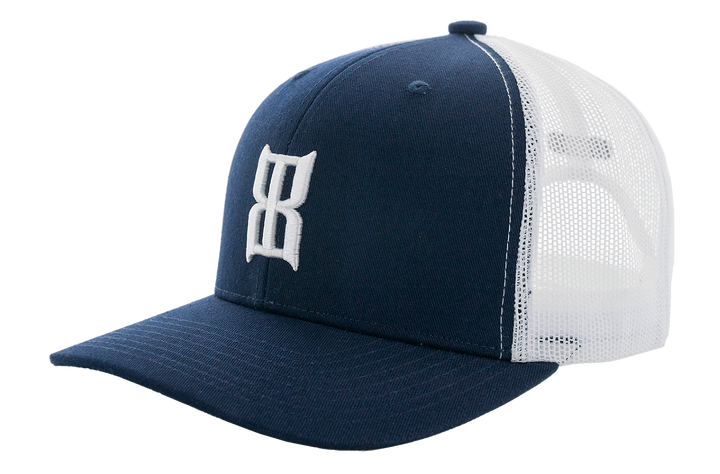 BEX Steel Snapback Trucker Cap Navy / White