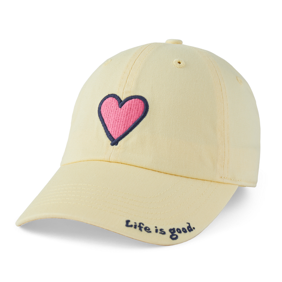 Life Is Good Heart Chill Cap Sandy yellow