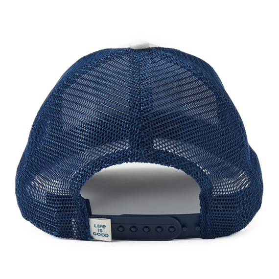 Life Is Good Here Comes The Sun Evergreens Soft Mesh Back Cap