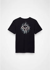 Prana Heritage Graphic Short Sleeve Tee Shirt - Black Universe