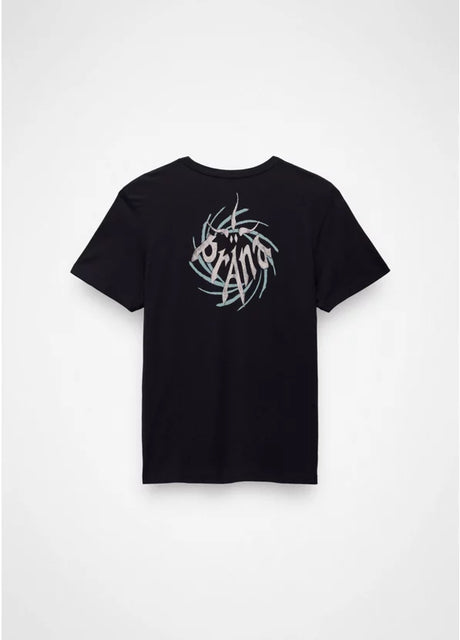 Prana Heritage Graphic Short Sleeve Tee Shirt - Black Universe