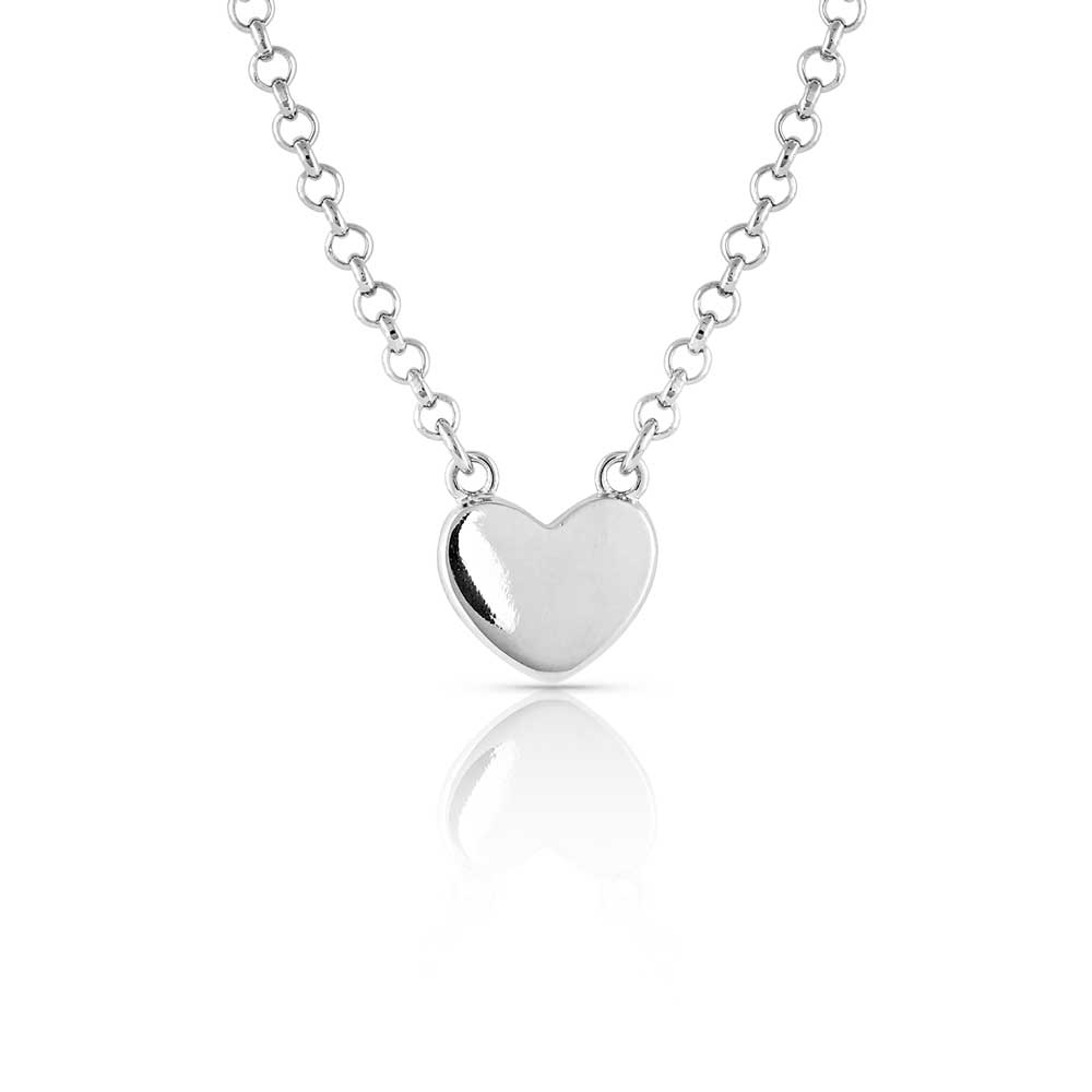 Montana Silversmiths Hidden Lake Glacial Pools Heart Necklace