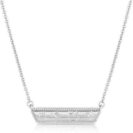 Montana Silversmiths High Noon Cobblestone Bar Necklace