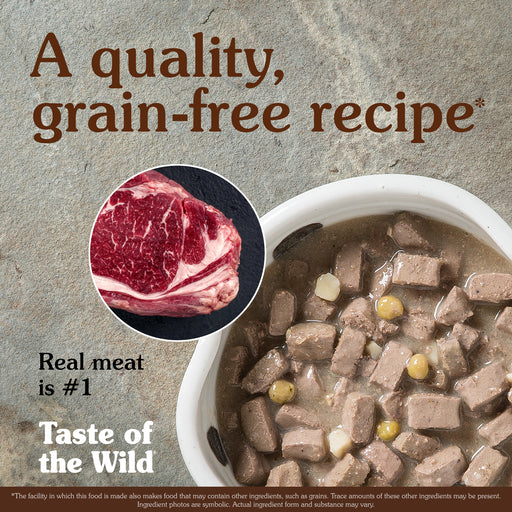 Taste of the Wild High Prairie Canine Recipe with Bison in Gravy - 13.2 OZ Can