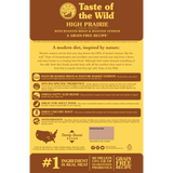 Taste of the Wild High Prairie Canine Recipe with Roasted Bison & Roasted Venison - 14 LB