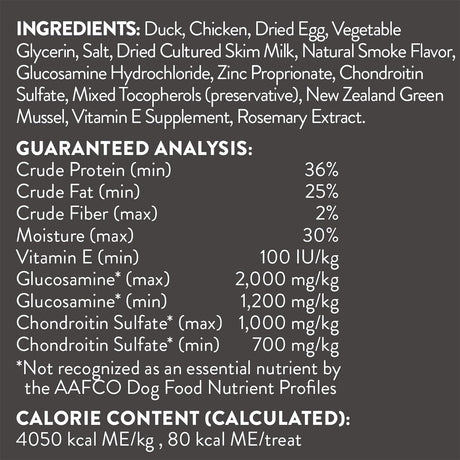 Dogswell Hip & Joint Grillers Dog Treats (Duck Recipe) - 10oz