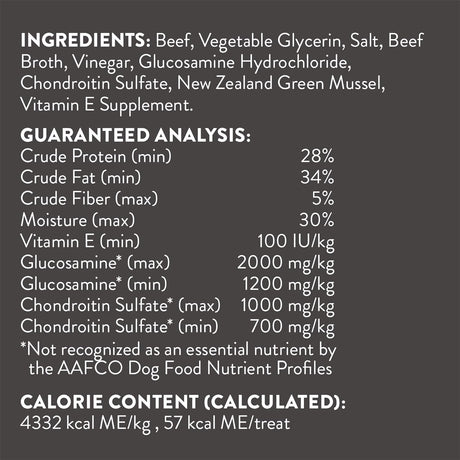 Dogswell Hip & Joint Jerky Dog Treats (Beef Recipe) - 12oz