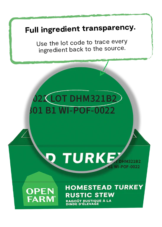 Open Farm Homestead Turkey Rustic Stew Wet Dog Food - 12.5oz