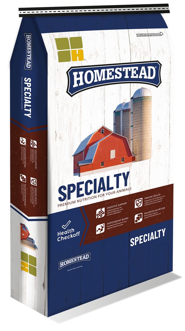 Hubbard Feeds Homestead 12% 4 Way Plus TRT Multispecies